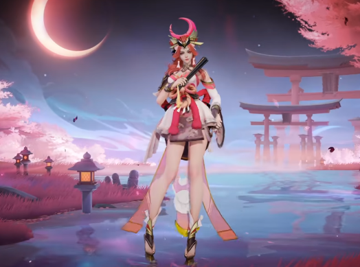 王者荣耀不知火舞绯月行皮肤介绍